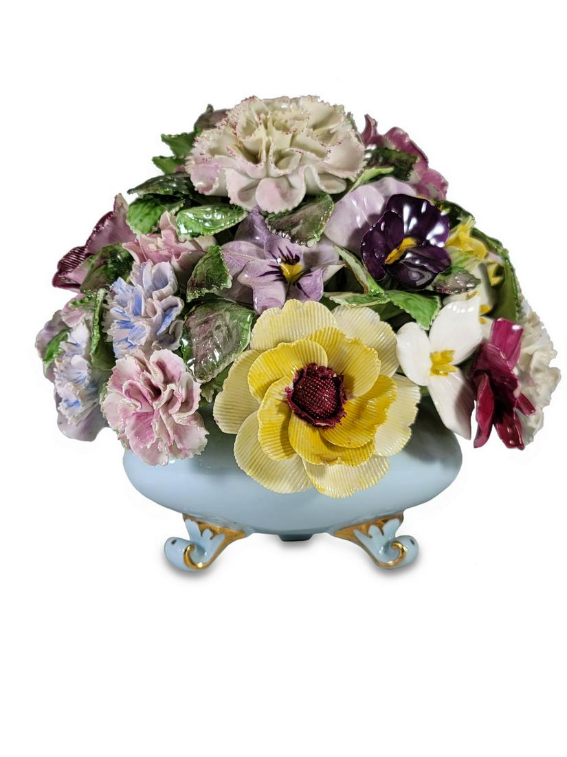 Royal Adderley, England porcelain flowers vase (1 of 5)