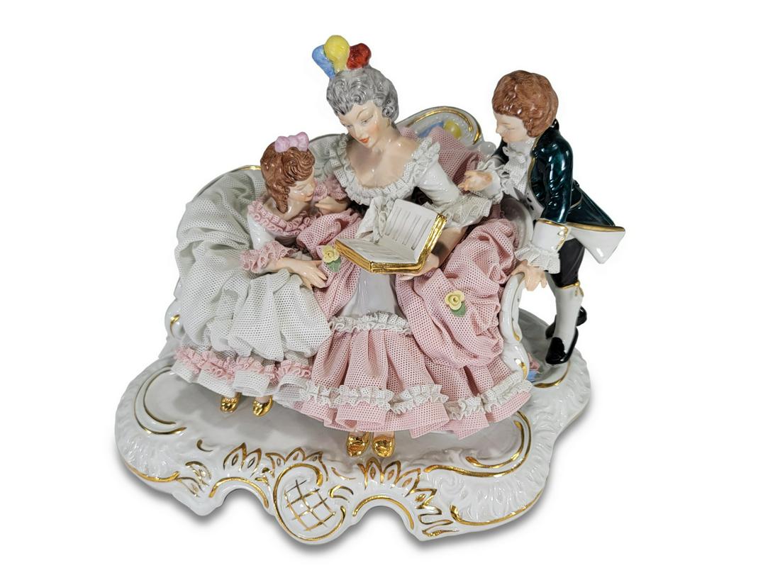 German Dresden porcelain group (1 of 5)