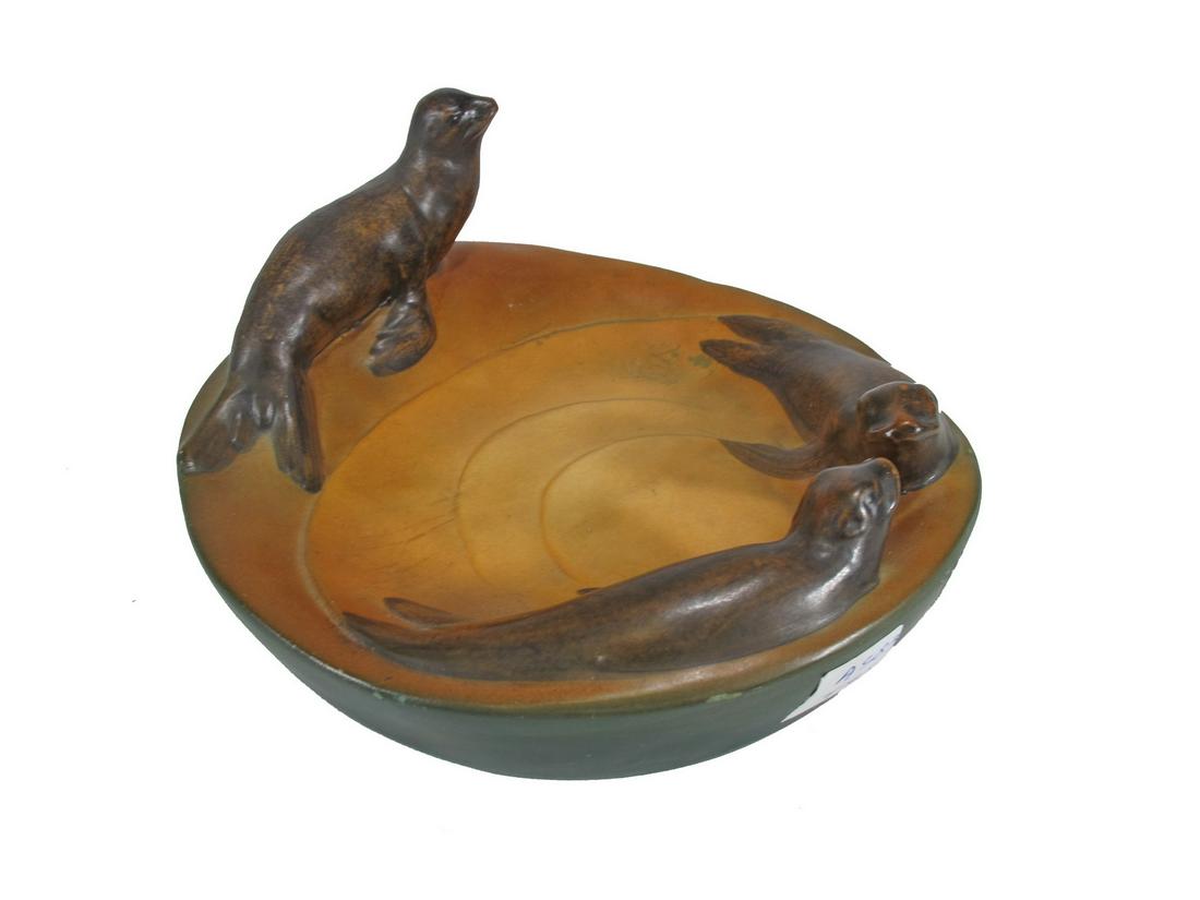 Vintage seals ceramic tray from Denmark (1 of 8)