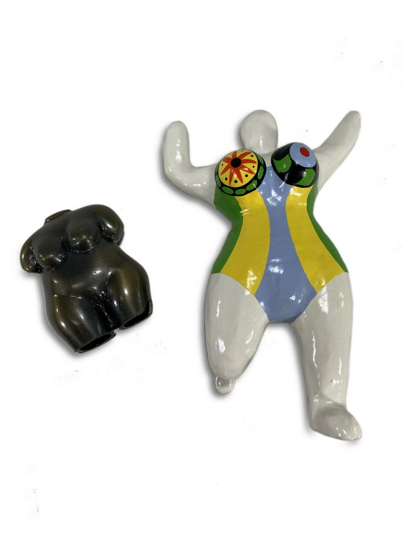 2 Metal & papier mache figures (1 of 5)