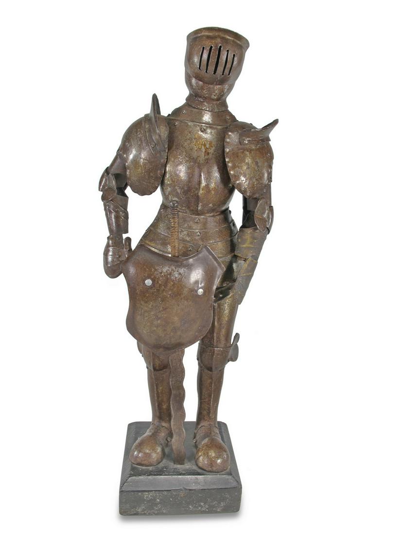 Antique European miniature metal armor (1 of 6)