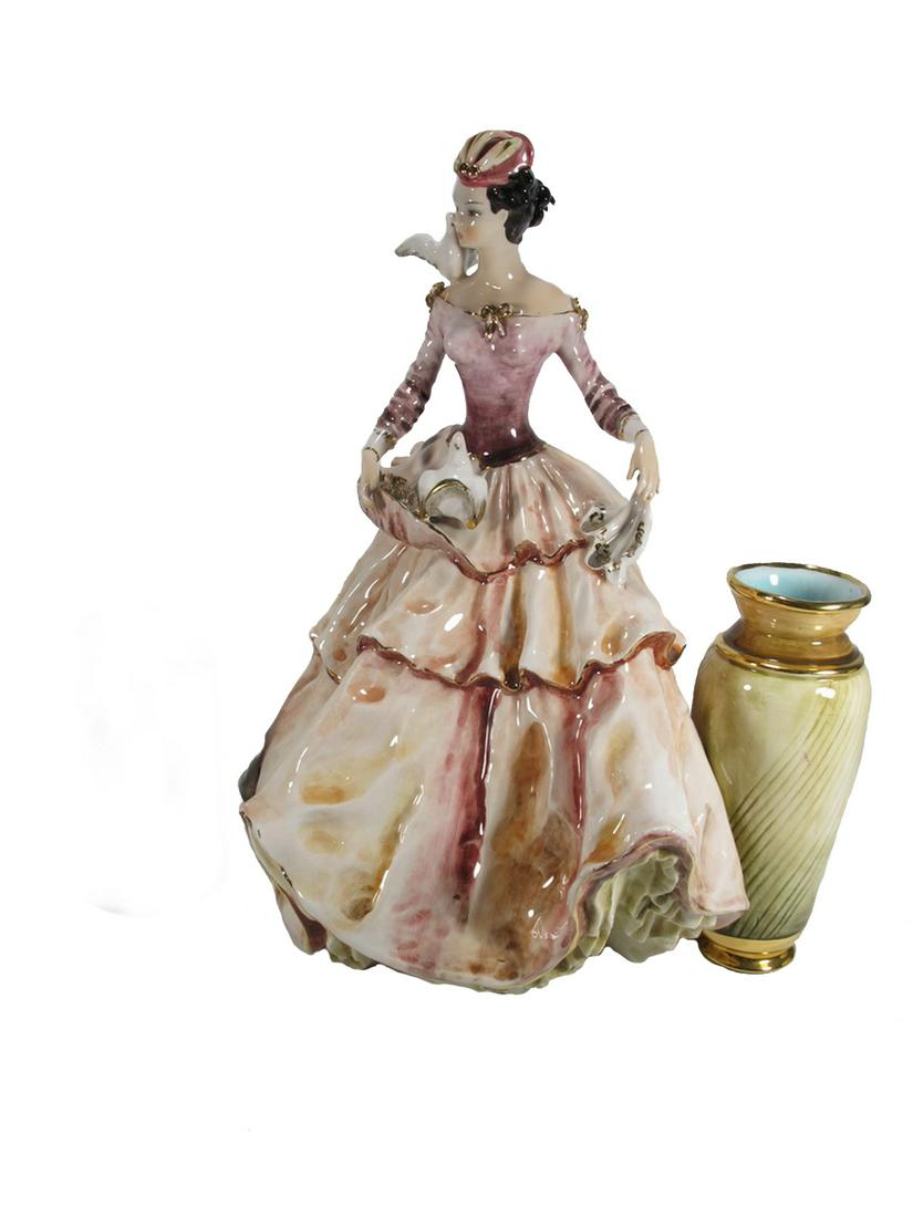 Vintage Italian ceramic statue (1 of 8)