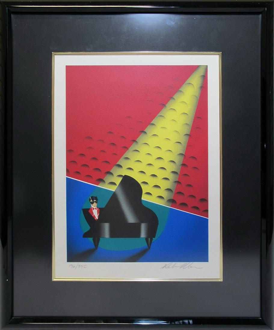 Robin MORRIS (1953) lithograph, Spotlight (1 of 6)