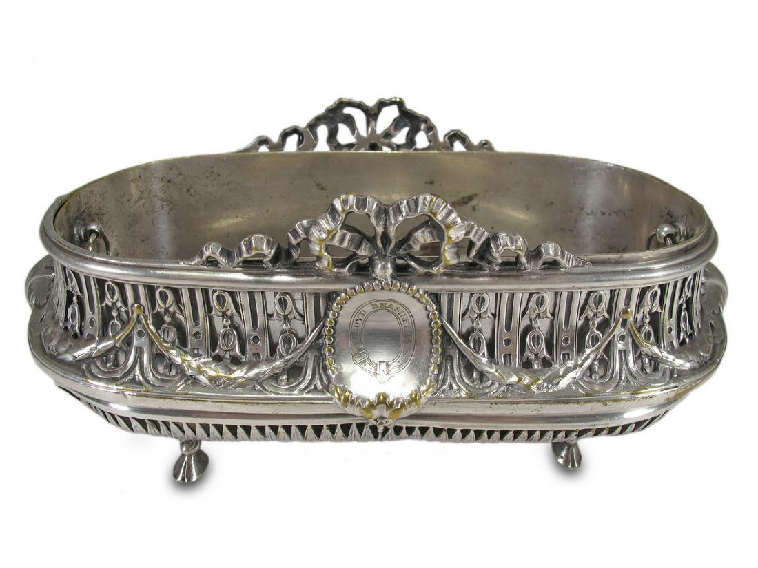 Adolphe BOULENGER silverplate jardiniere (1 of 6)