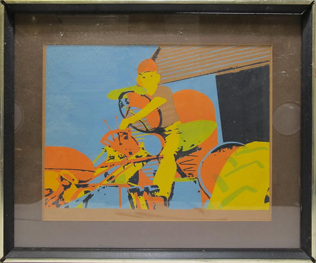 Signed Deborah TEARN silk screen print (1 of 5)