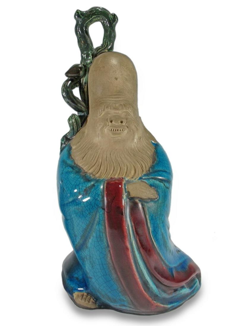 Vintage Chinese ceramic Buddha statue (1 of 7)