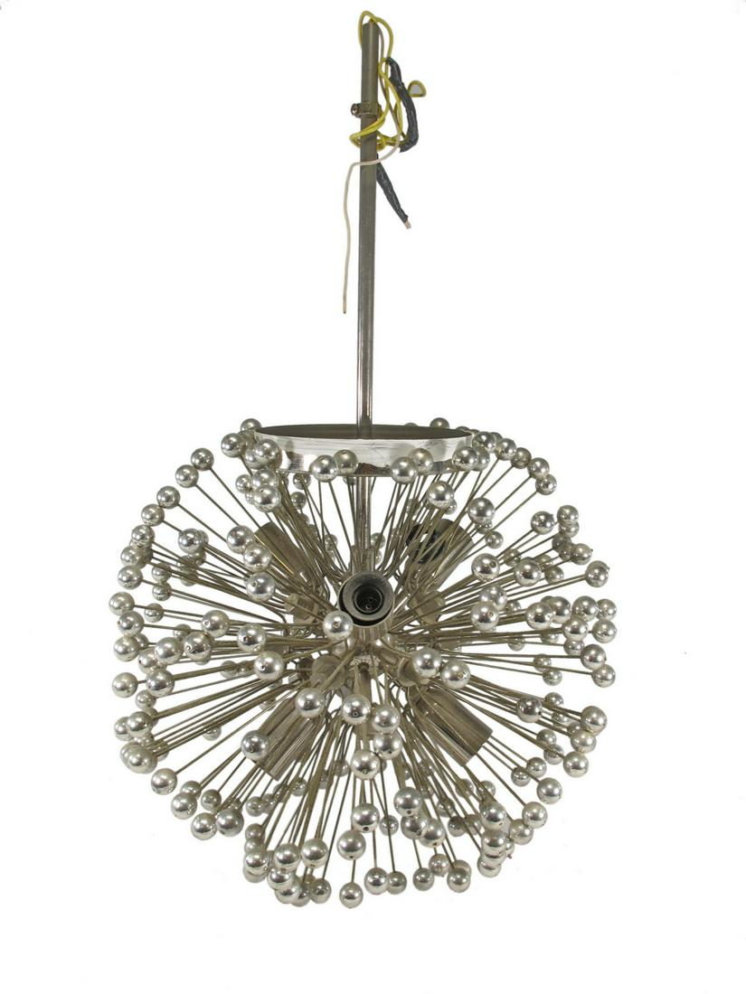 Mid Century metal chandelier (1 of 3)