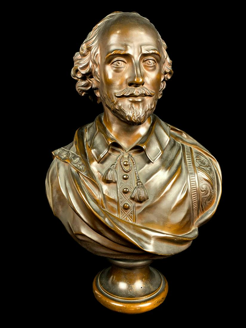 Ferdinand BARBEDIENNE (1810-1892) BOUDON bronze bust (1 of 8)