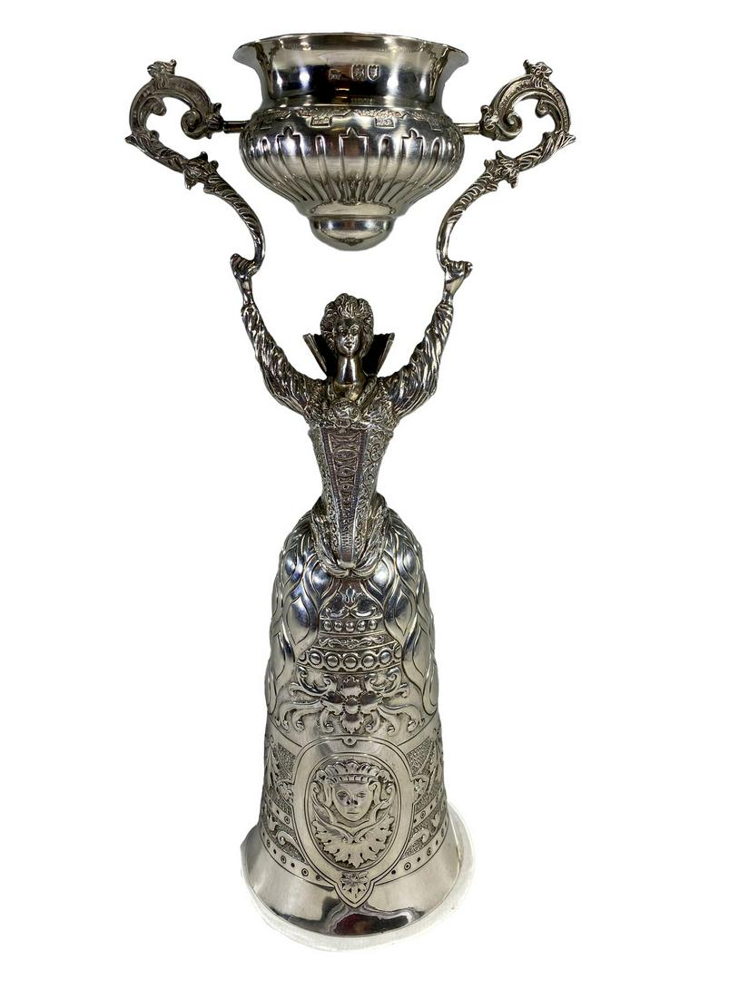 English 950 Silver Wedding Cup (1 of 7)