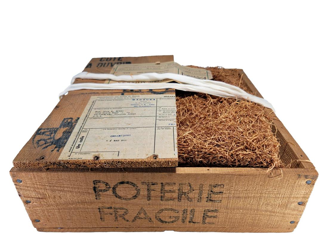 Galerie Madoura Picasso Poterie Fragile Transport Wood Box (1 of 6)
