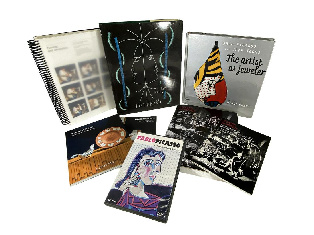 Lot of 1 Jean Cocteau poteries book, 5 Pablo Picasso books & 1 DVD (1 of 6)