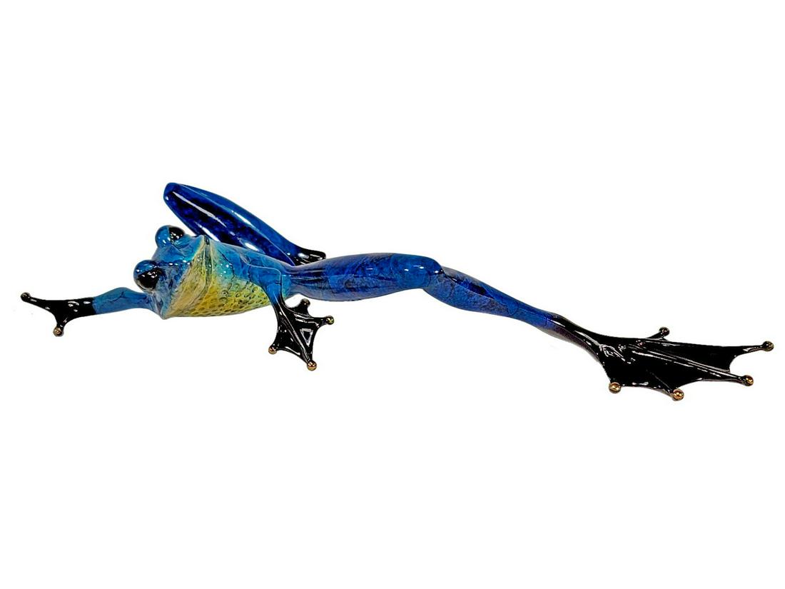 Tim Cotterill Frogman Jungle Gim Enamel Frog (1 of 10)