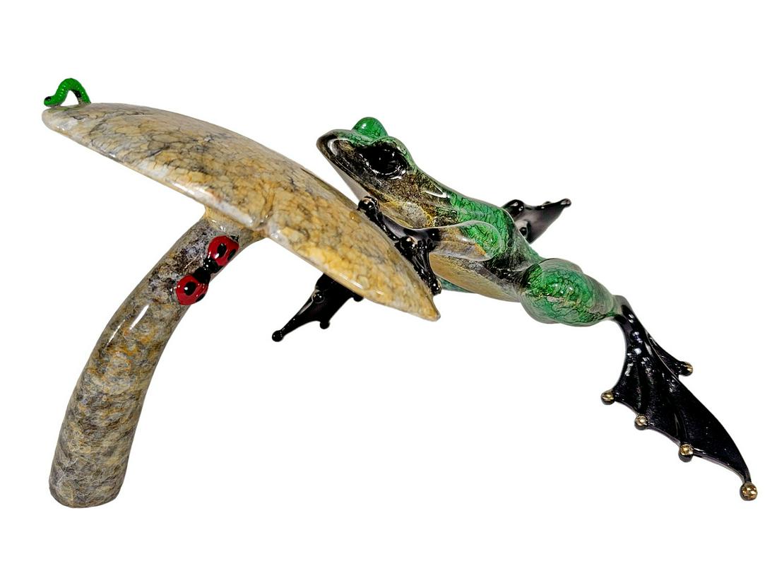 Tim Cotterill Frogman Dingley Delll Enamel Frog (1 of 10)