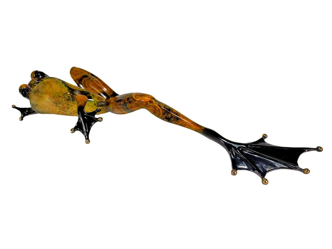 Tim Cotterill Frogman Jungle Gim Enamel Frog (1 of 9)