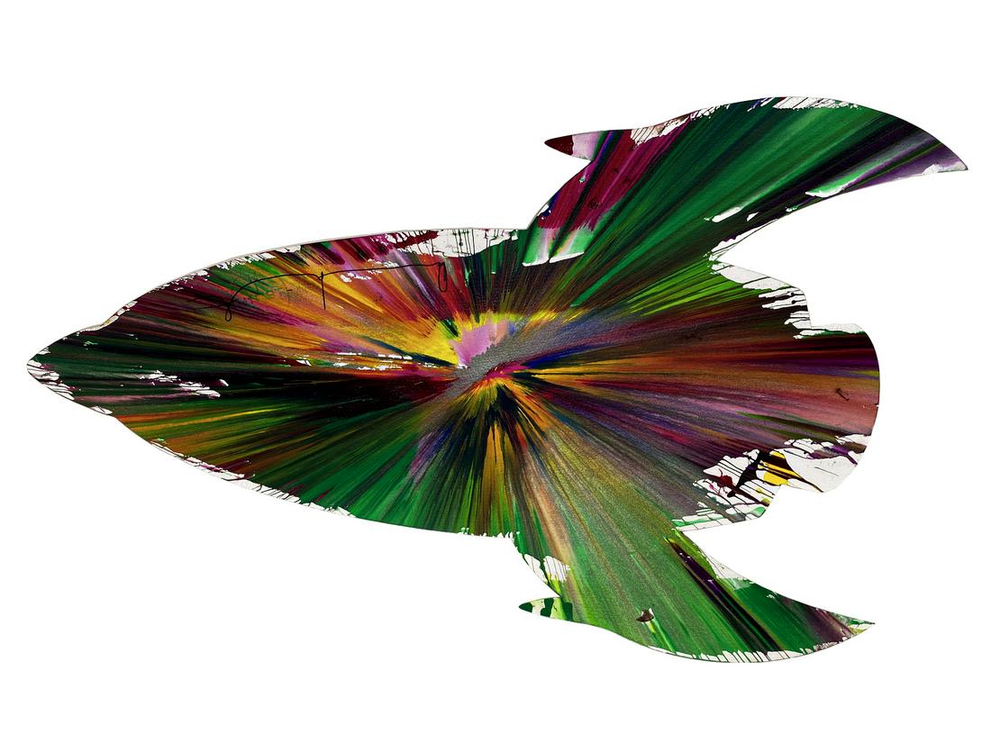 Damien HIRST (1965) English Watercolor (1 of 5)