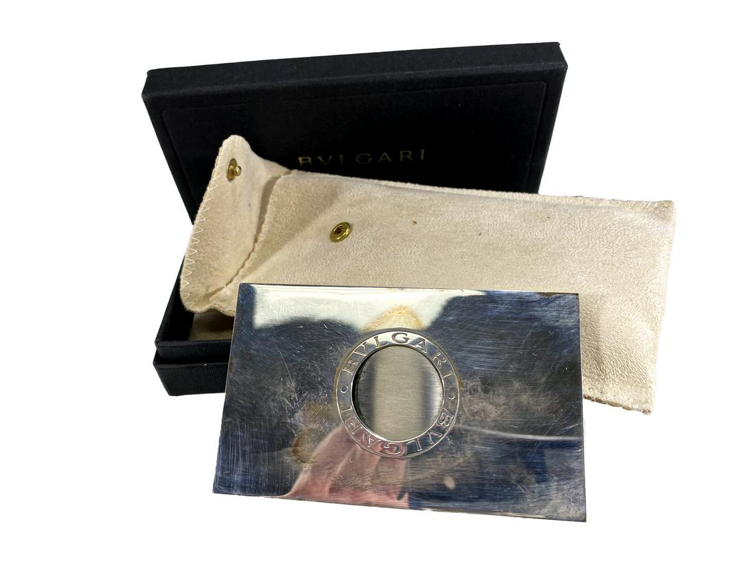 Bvlgary, Italy Sterling Silver Business Card Case (1 of 8)