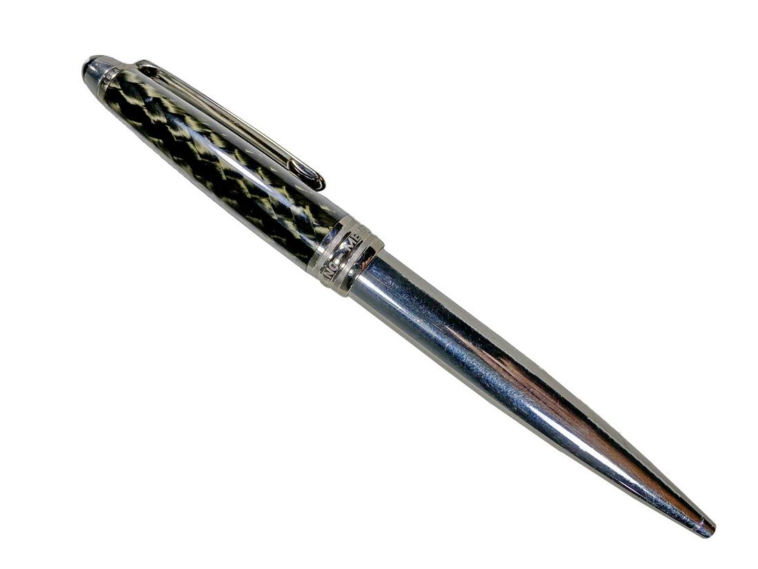 Montblanc, Germany Meisterstcuk Ballpoint Pen: Montblanc, Germany Meisterstcuk Ballpoint Pen. 5 3/8 in. TO SHIP THIS ITEM IN USA OR INTERNATIONAL, PLEASE CONTACT THE SHIPPERS : 1) UPS store1937- David Reiser -754-263-0780, auctions1937@gmail.com, 
