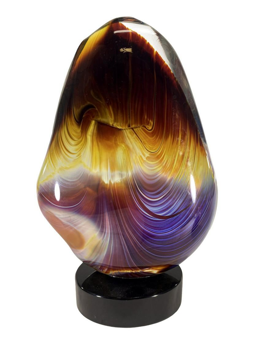 Stunning Dino ROSIN Venetian Murano Art Sculpture: Stunning Dino ROSIN Venetian Murano Art Sculpture, signed. Size: 15 x 9 1/2 x 4 3/4 in. TO SHIP THIS ITEM IN USA OR INTERNATIONAL, PLEASE CONTACT THE SHIPPERS : 1) UPS store1937- David Reiser -754-263