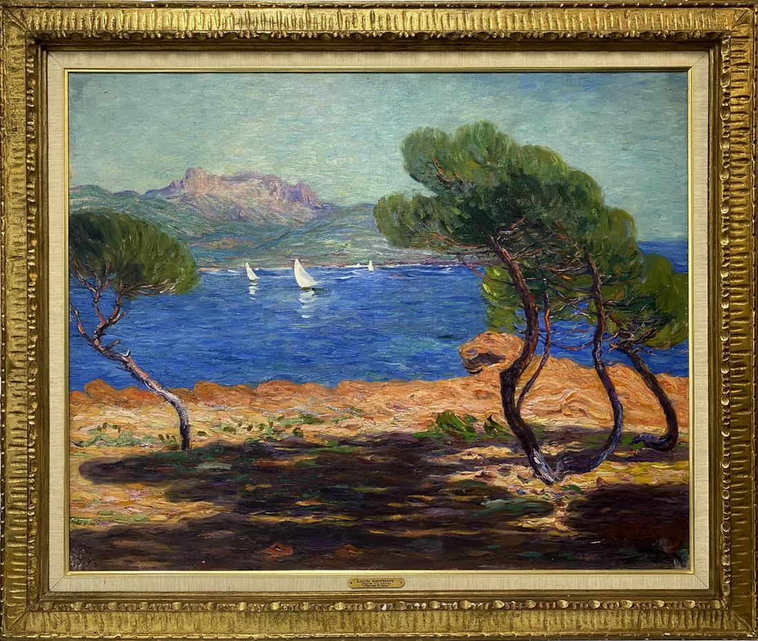 Leon DETROY (1857-1955) French Oil on Canvas (1 of 9)