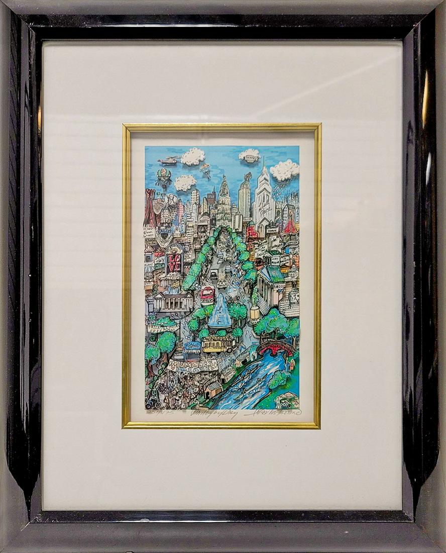 Charles FAZZINO (1955) American Multiple (1 of 4)