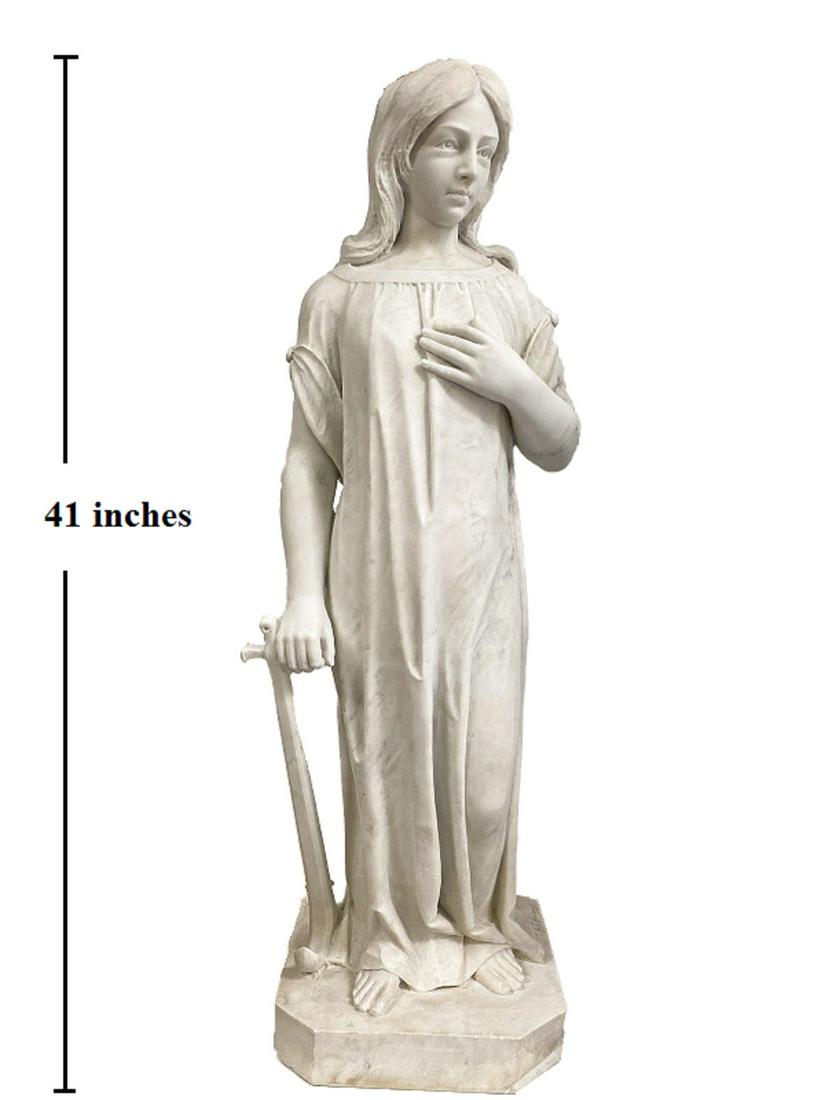 Adolfo CIPRIANI (act.1880-1930) Huge Marble Sculture (1 of 8)