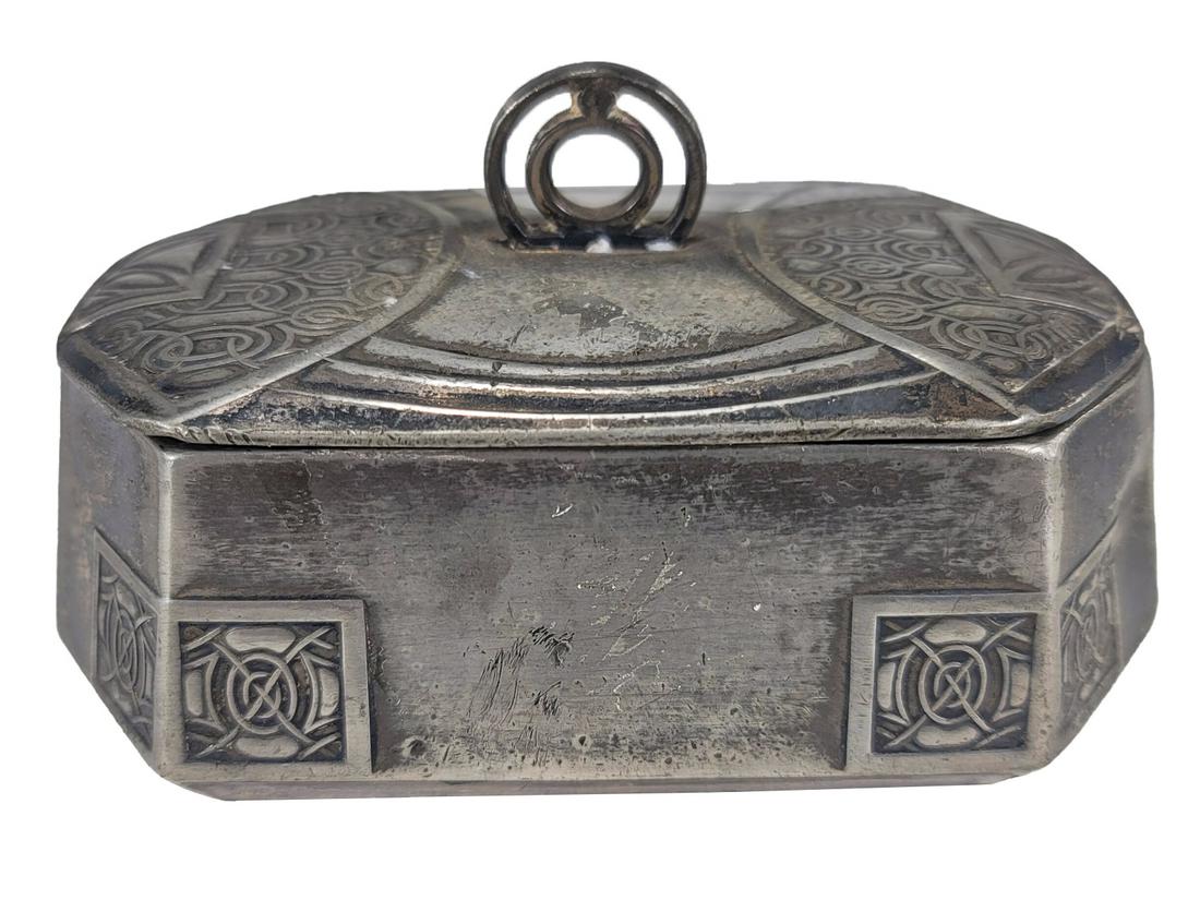 German WMF Art Nouveau silverplate box (1 of 7)