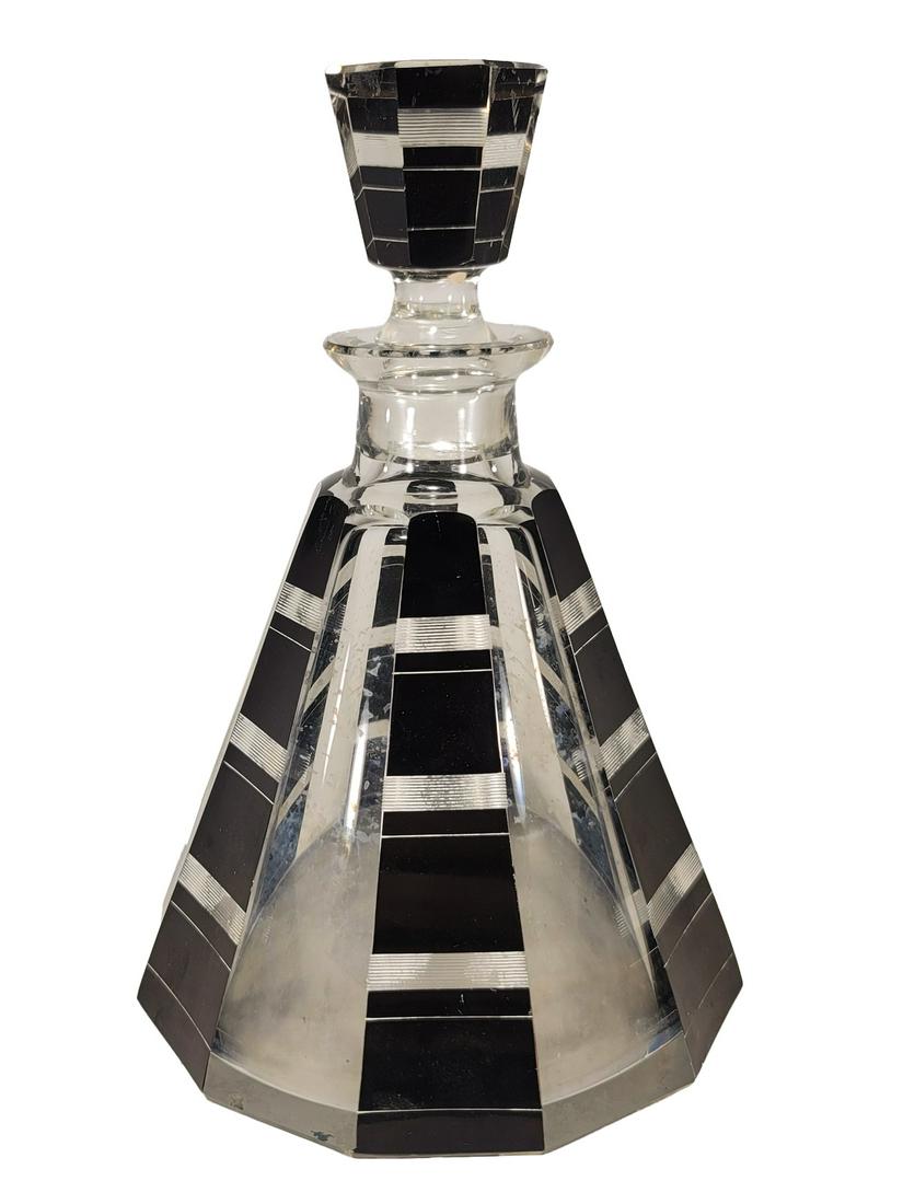 Art Deco Glass Decanter (1 of 5)