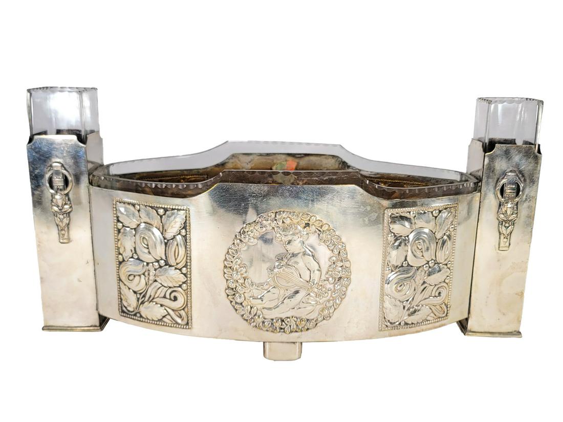 Lenk, Austria Silverplate & Glass Centerpiece (1 of 6)