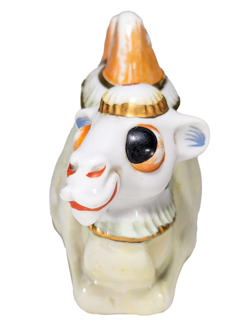 Antique German Camel Porcelain Lamp (1 of 6)