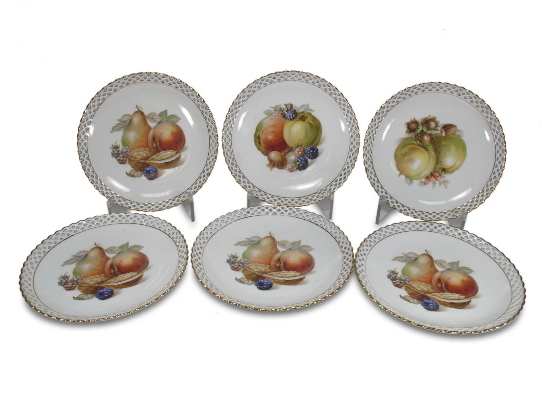 Schumann, Germany set of 6 porcelain plates (1 of 6)