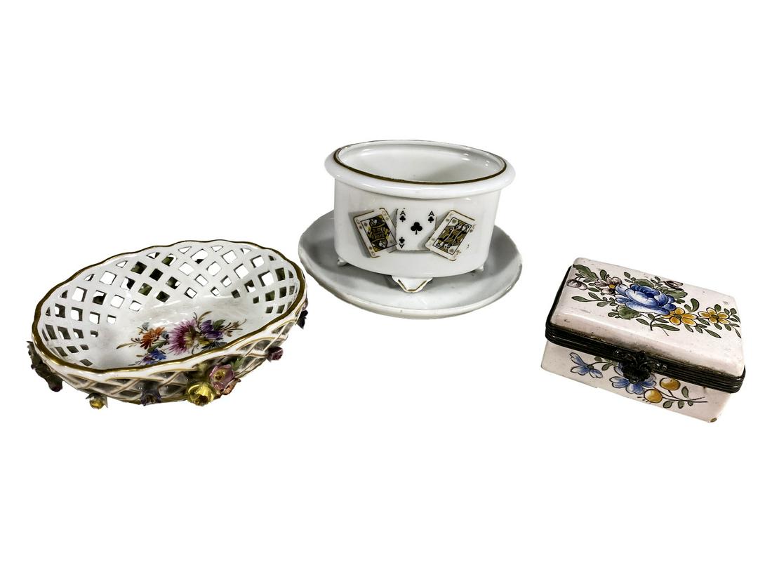 Set of 3 Rosenthal, Meissen & Other Porcelain pcs (1 of 9)