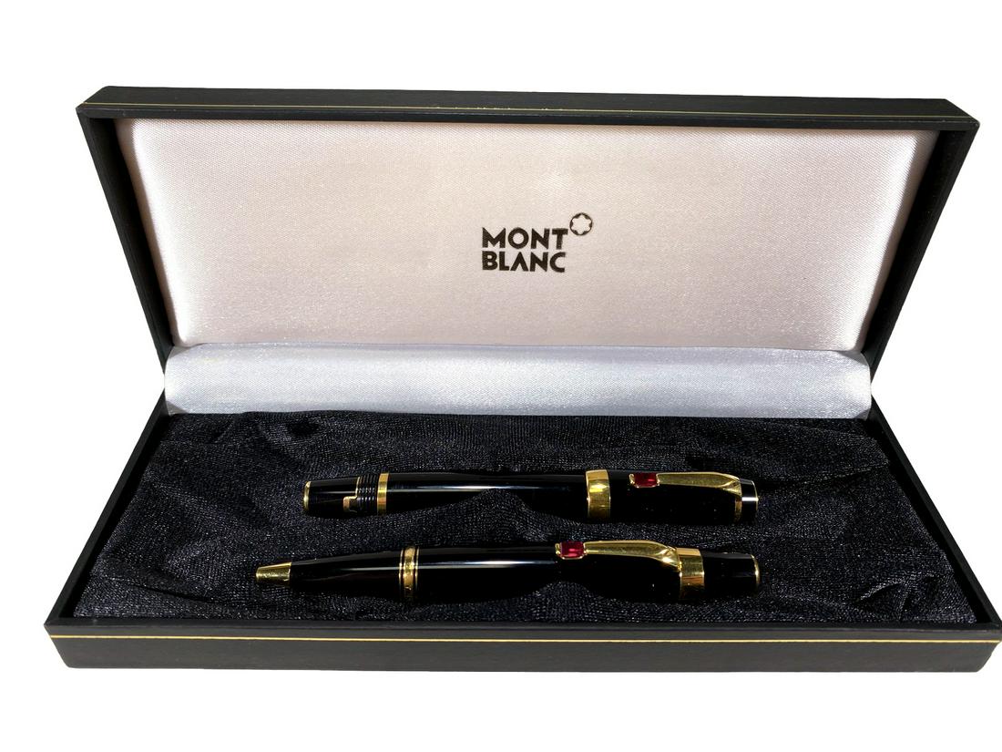 Montblanc Boheme Ruby Set of Fountain & Rollerball Pens (1 of 8)