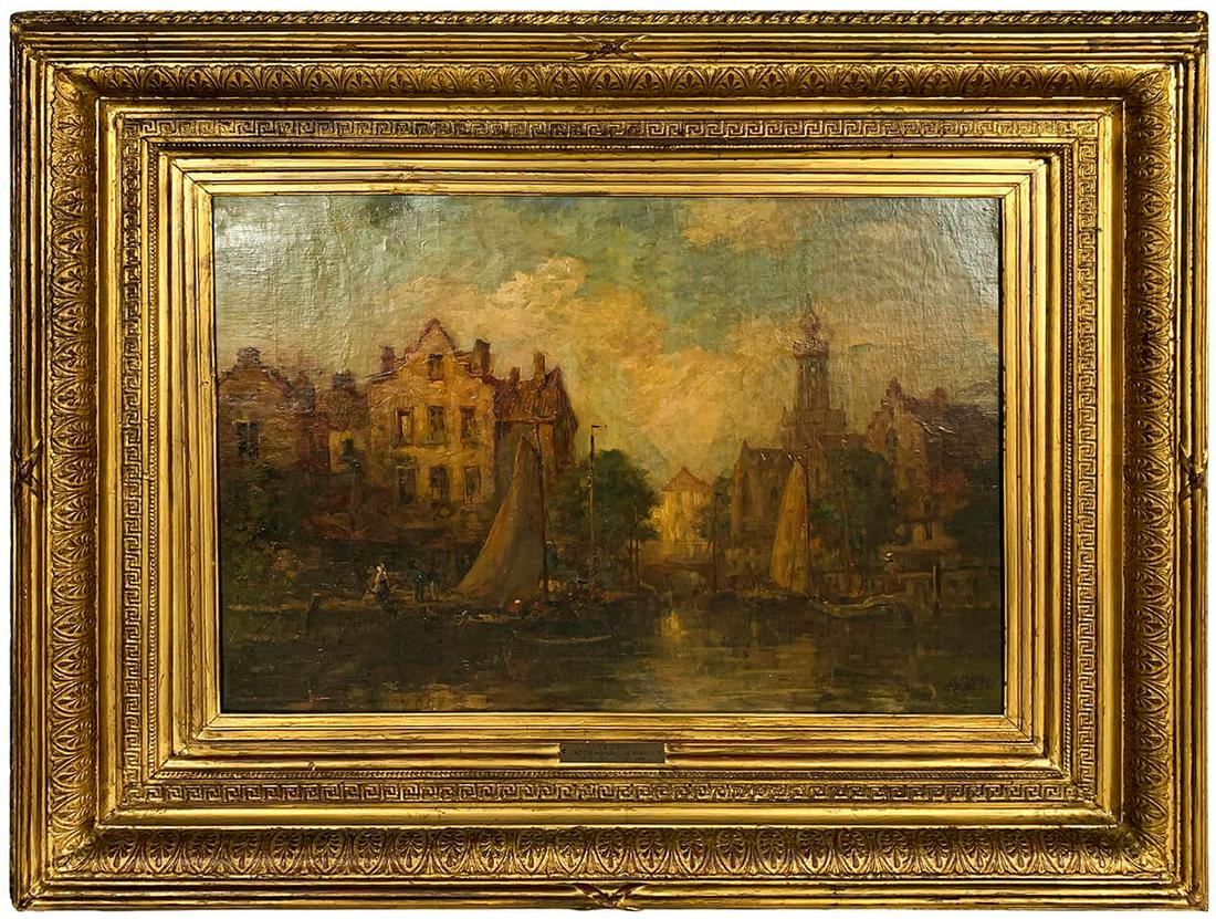 Jacob Henricus MARIS (1837-1899) Dutch oil on canvas (1 of 5)