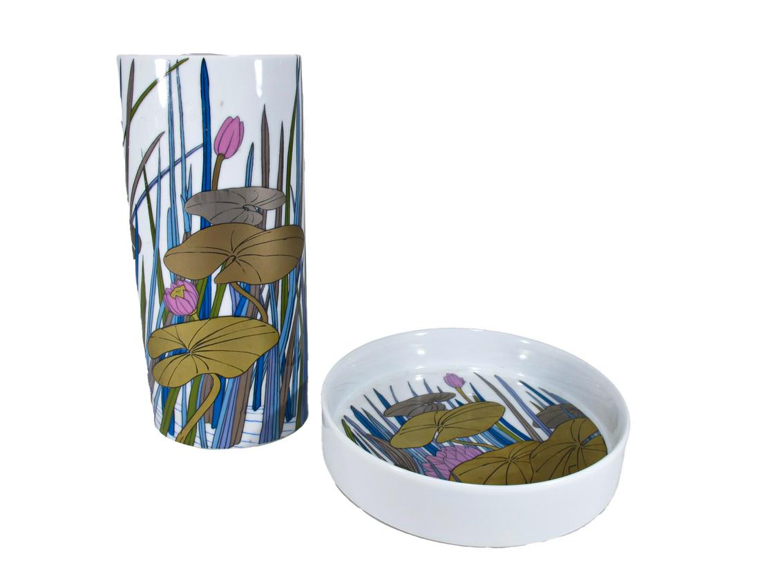 Rosenthal, Studio-linie porcelain vase and bowl (1 of 11)