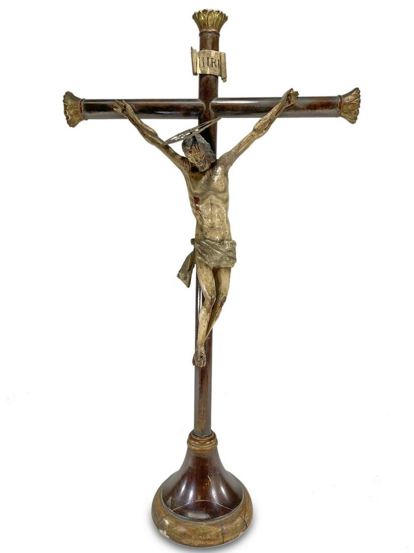 Antique European Religious wood cross (1 of 6)
