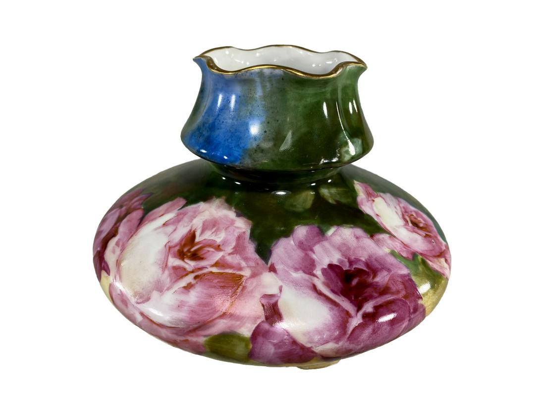 Limoges, France hand painted porcelain vase (1 of 6)