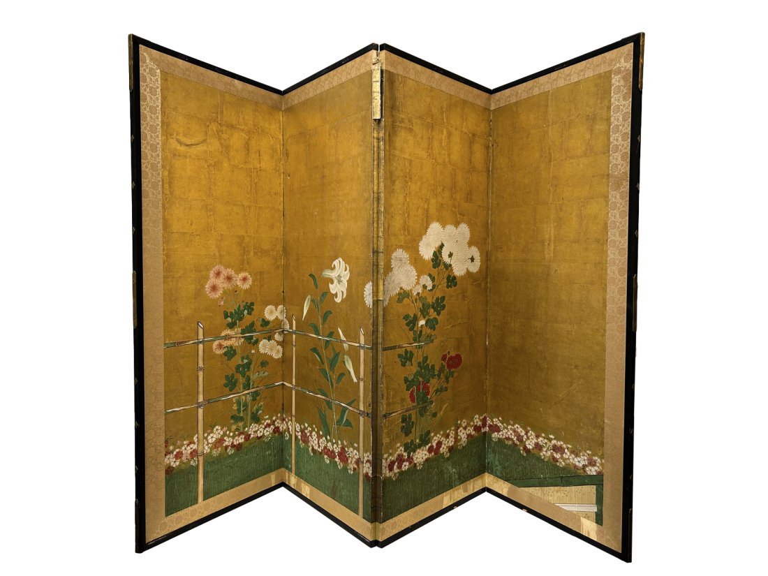 Vintage Japanese Folding Screen (1 of 10)