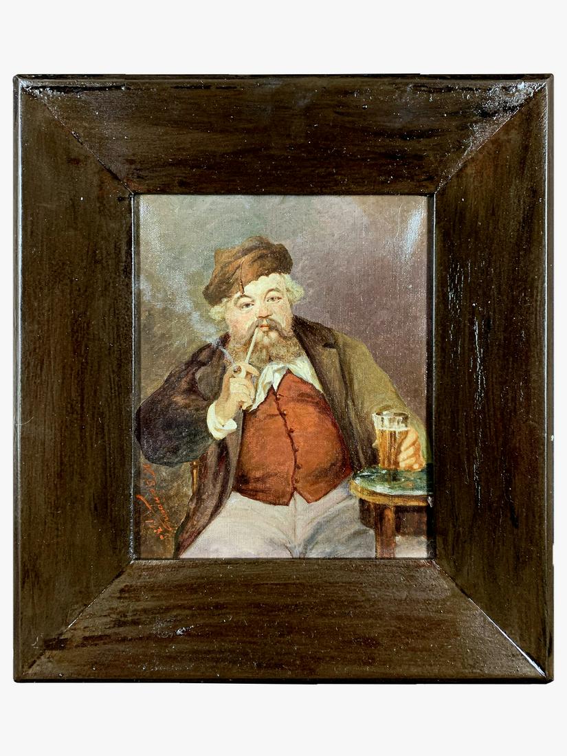 Signed V. Campini, 1935 oil on canvas (1 of 5)