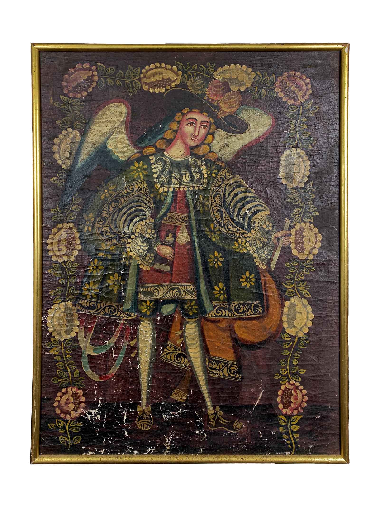 Antique Cuzco School Painting (1 of 5)