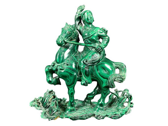 Antique Chinese malachita sculpture (0119) on Jan 12, 2023 Antiques
