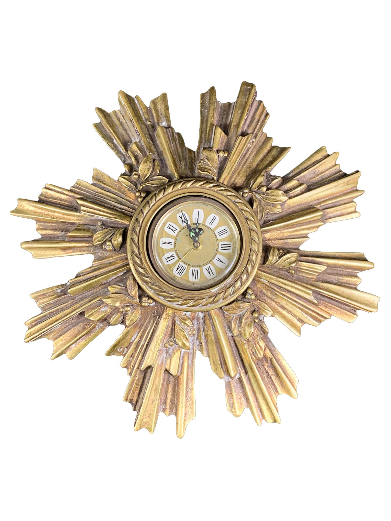 Vintage German bronze wall clock (1 of 5)