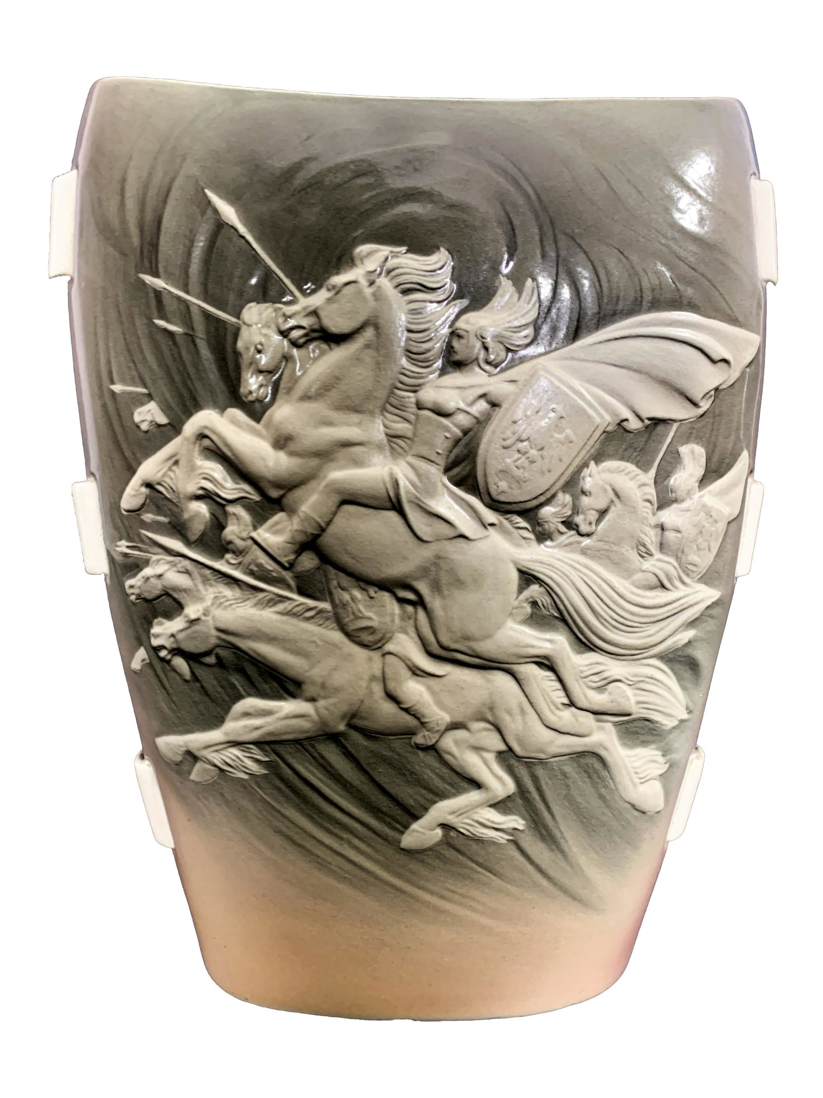 Mario BRUNETTI, Torino, Italy ceramiv vase (1 of 12)