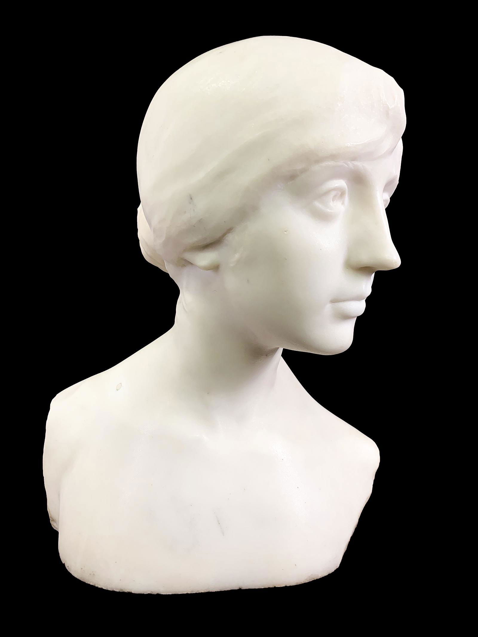 Antique European marble bust, signed F. P. de Tavera (1 of 7)