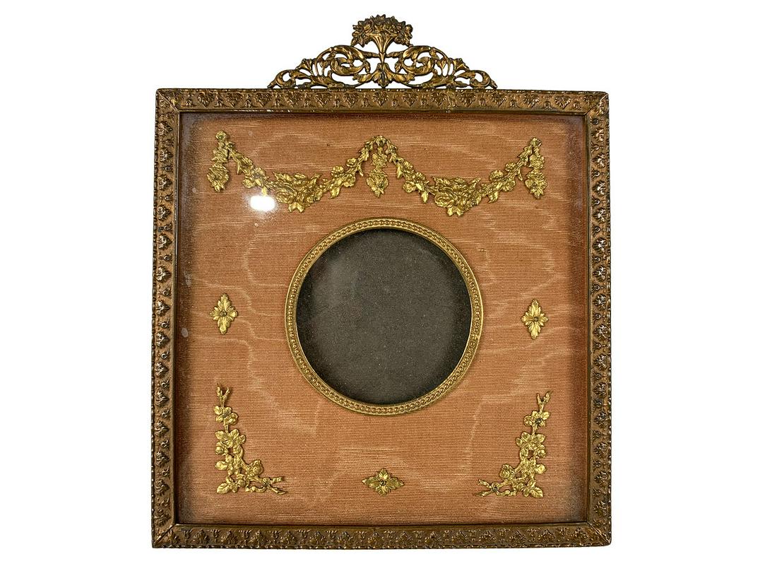Antique French bronze picture frame (1 of 6)