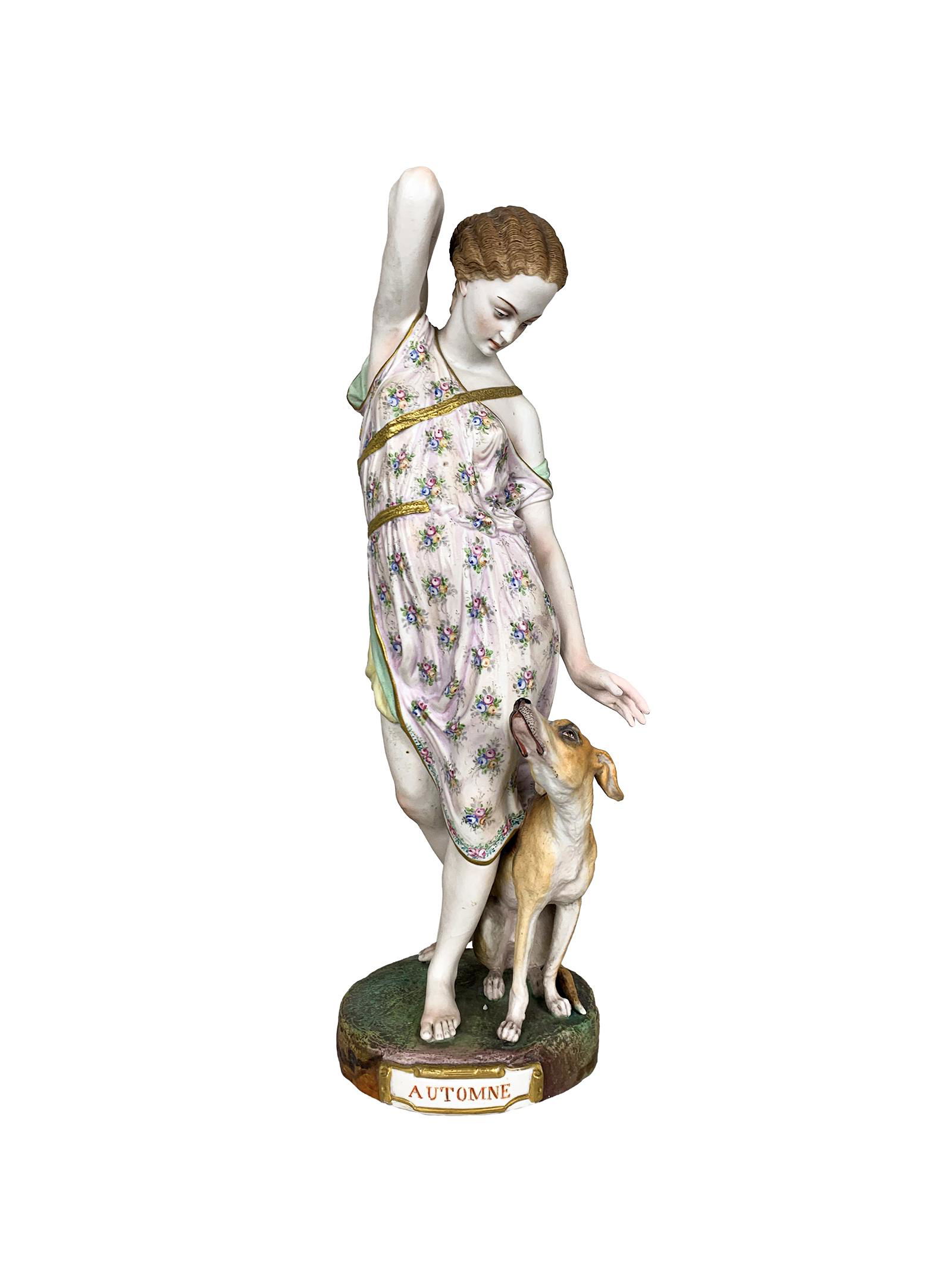 George Jones & Sons, England antique porcelain statue (1 of 10)