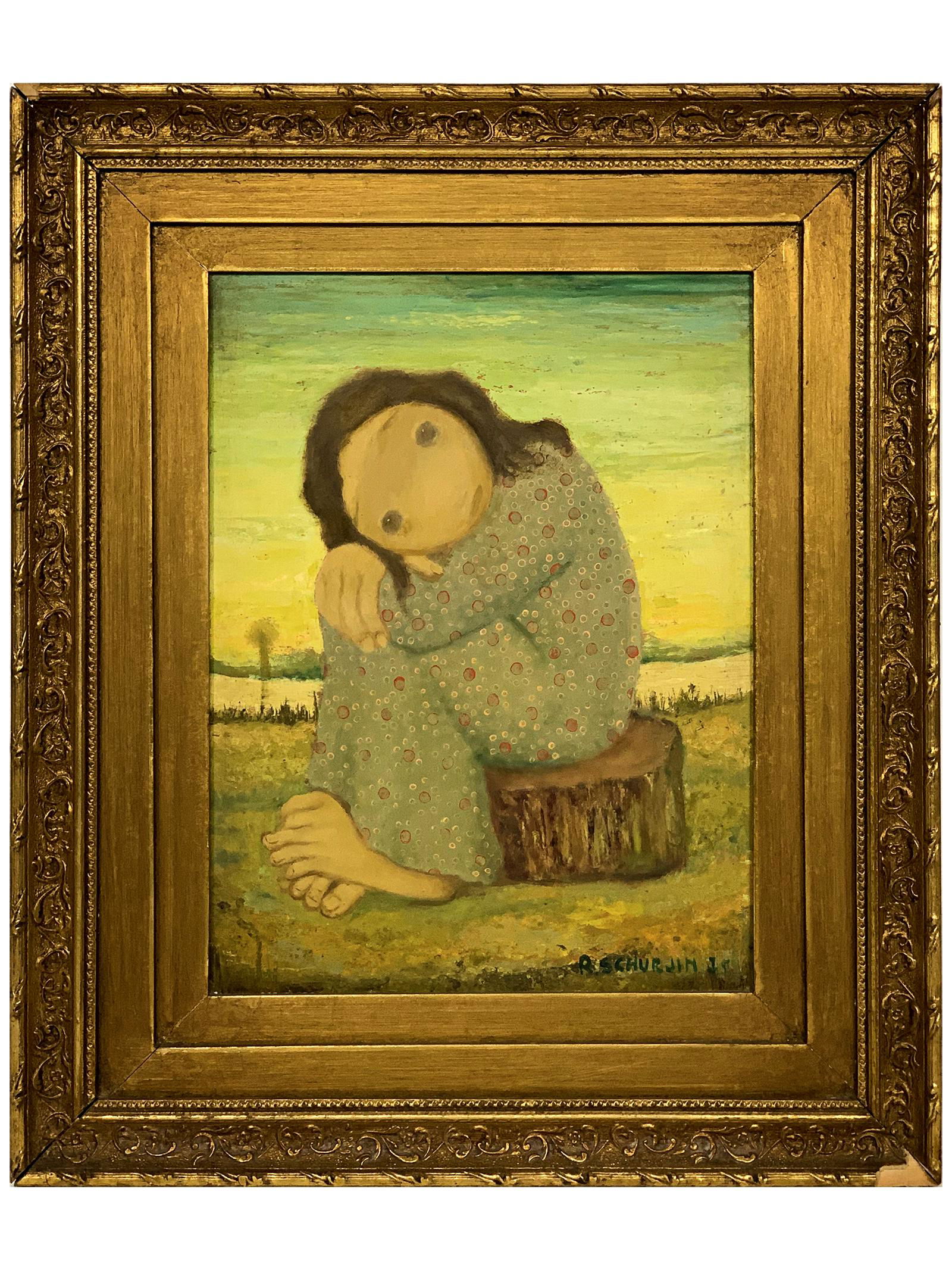 Raul SCHURJIN (1907-1983) Argentine oil on board (1 of 5)