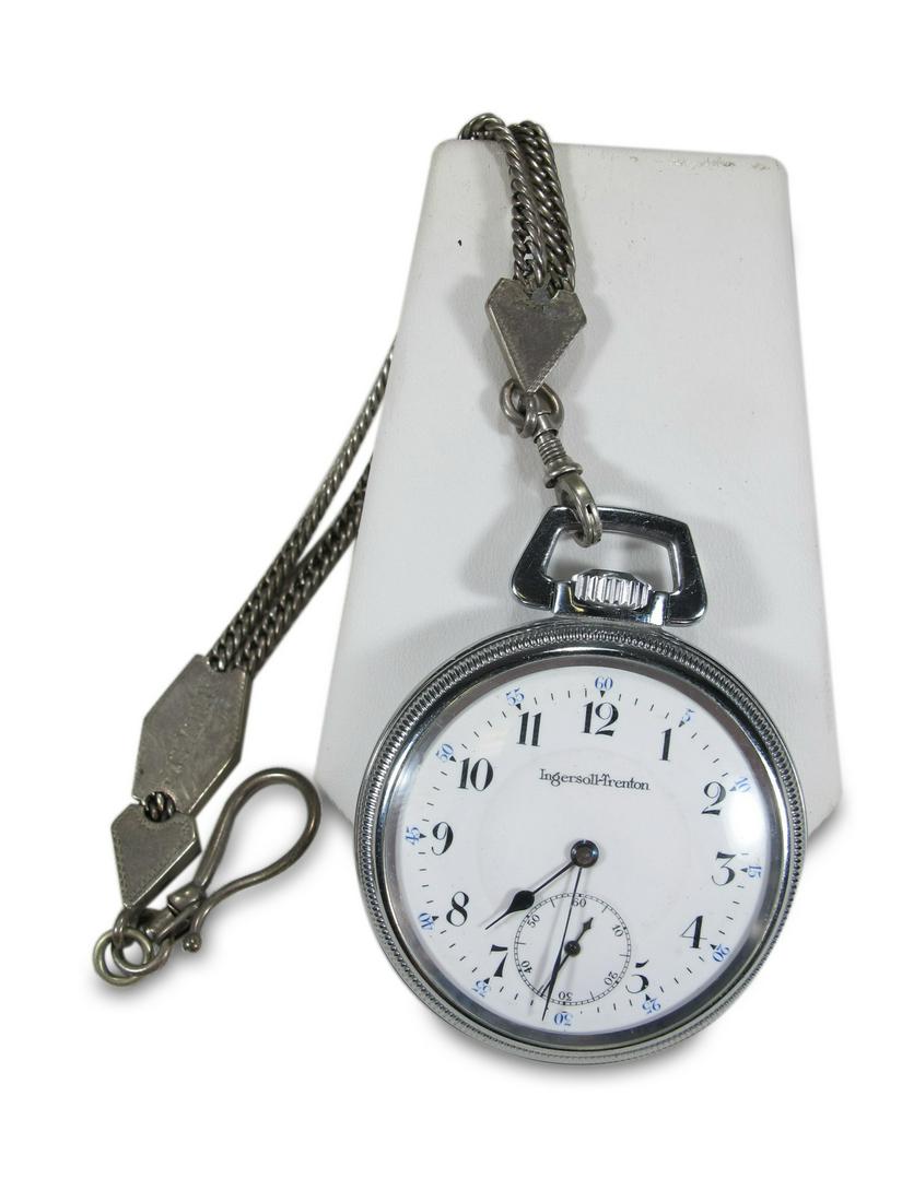 Ingersoll Trenton metal pocket watch (1 of 6)