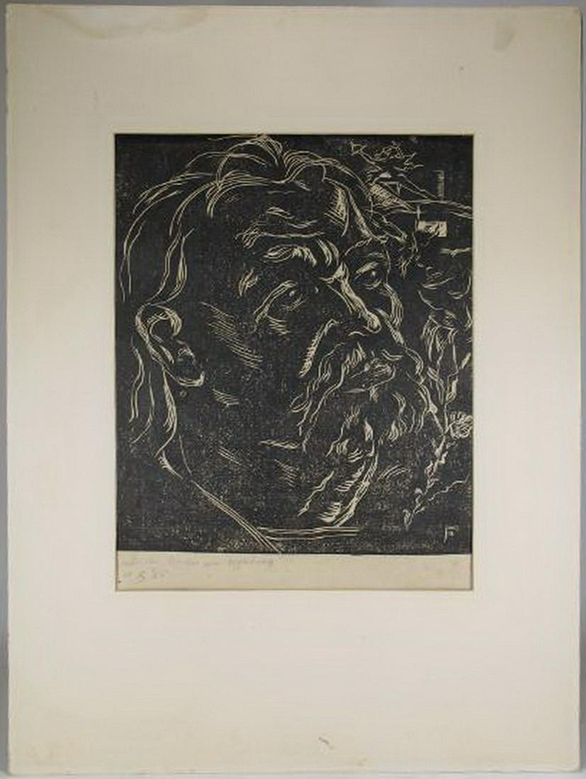 Master M. von Uffebach xilograph portrait, Germany: Master M. von Uffebach xilograph portrait, Germany. Wtith the Havana, Cuba national Museum stamp. 19 x 14 in just the painting, 22 x 16 in including matt. TO SHIP THIS ITEM IN USA OR INTERNATIONAL, PL