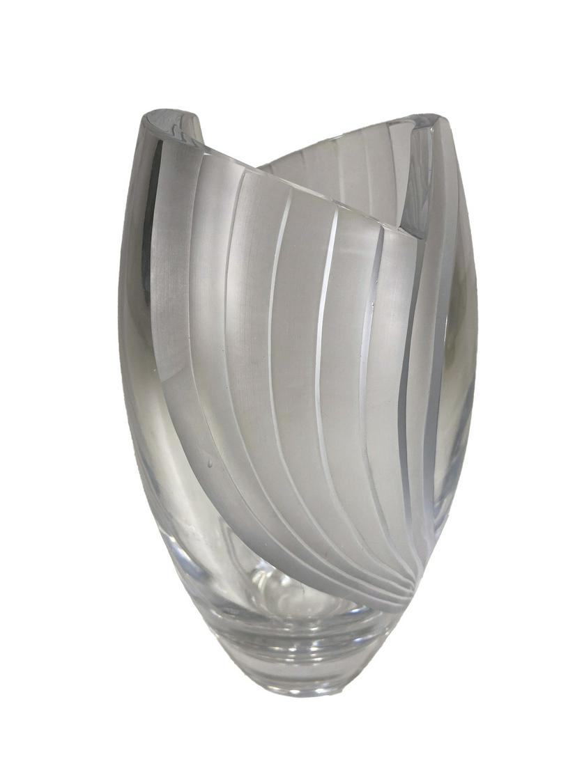 Art Deco style crystal vase (1 of 5)