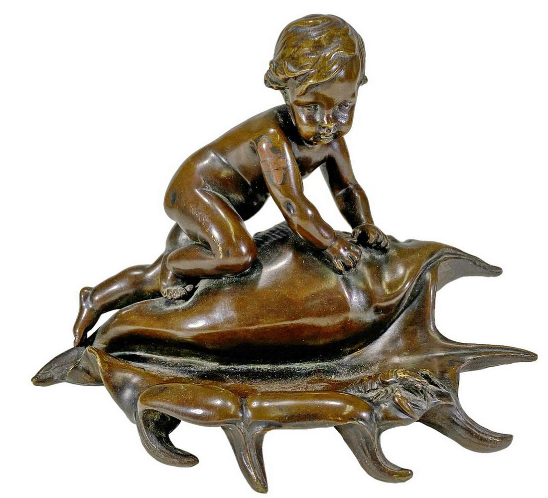 Eugene LAURENT (1832-1898) bronze sculpture (1 of 8)